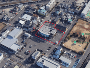 貸地 岡崎市六名南２丁目 2,226㎡（673.36坪）店舗・クリニック用地