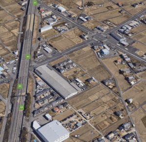 【貸地】一宮市千秋町町屋字西野 2,689.81坪 工場用地