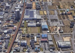 貸地 豊田市上挙母３丁目 2,384m²（721.15坪）