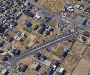 貸地 稲沢市下津宮西町 2,885㎡（872.70坪）店舗・クリニック用地